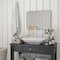 Flash Furniture 22" x 30" Black Metal Framed Accent Wall Mirror RH-M001-SRC5676MB-BK-GG - alternate 2